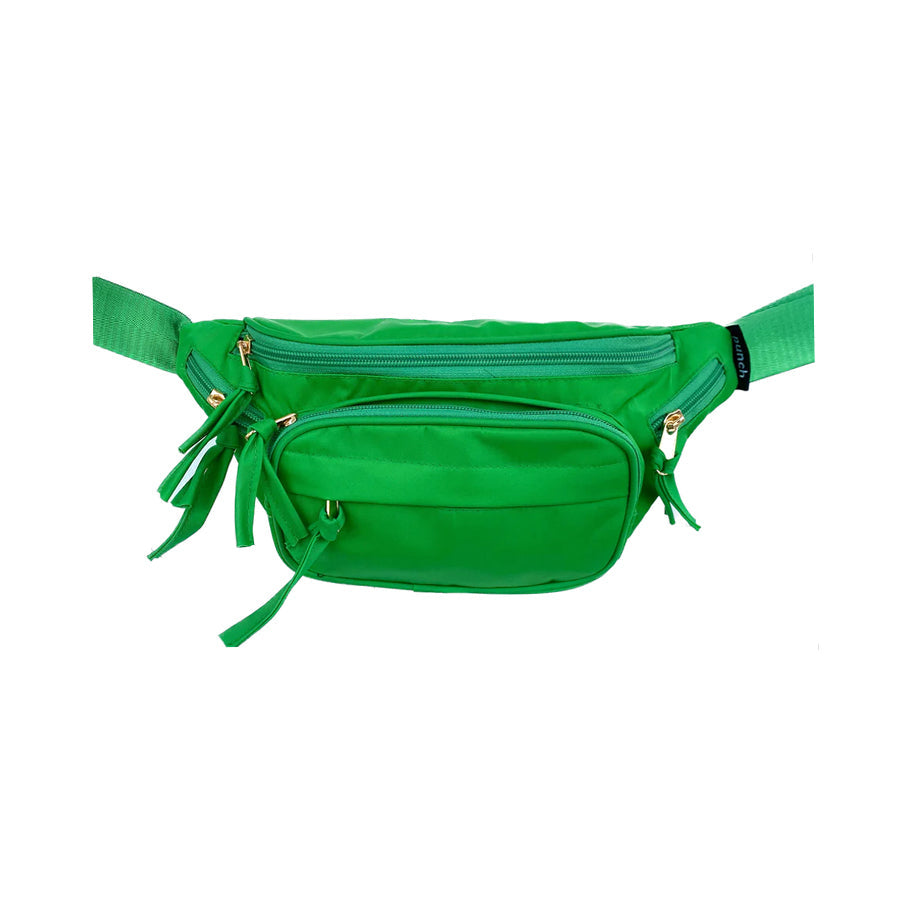 nylon bumbag - green