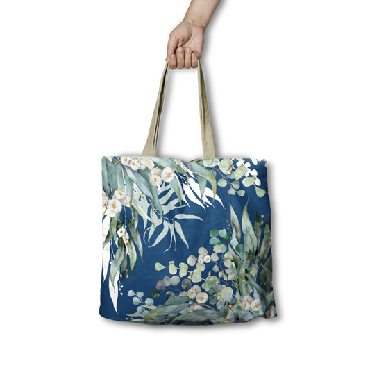 lisa pollock shopping bag - native eucalypt