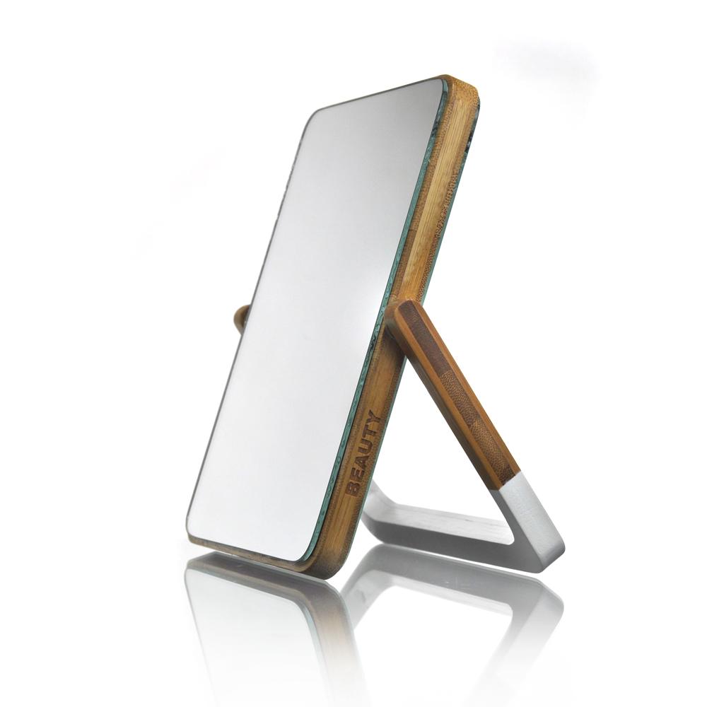 bamboo swivel mirror