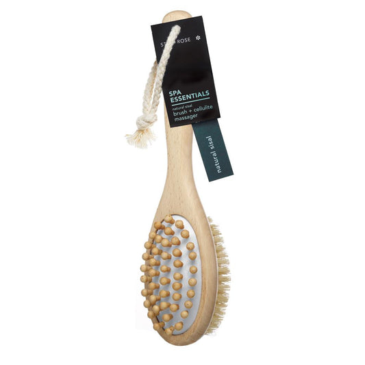 sisal brush & cellulite massager