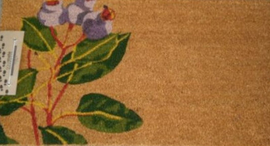 gumnuts and leaves coir doormat 75 x 45cm