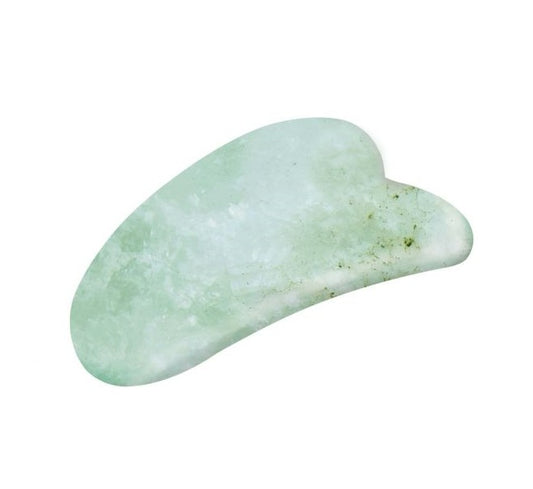 is gift crystal gua sha massage tool - green