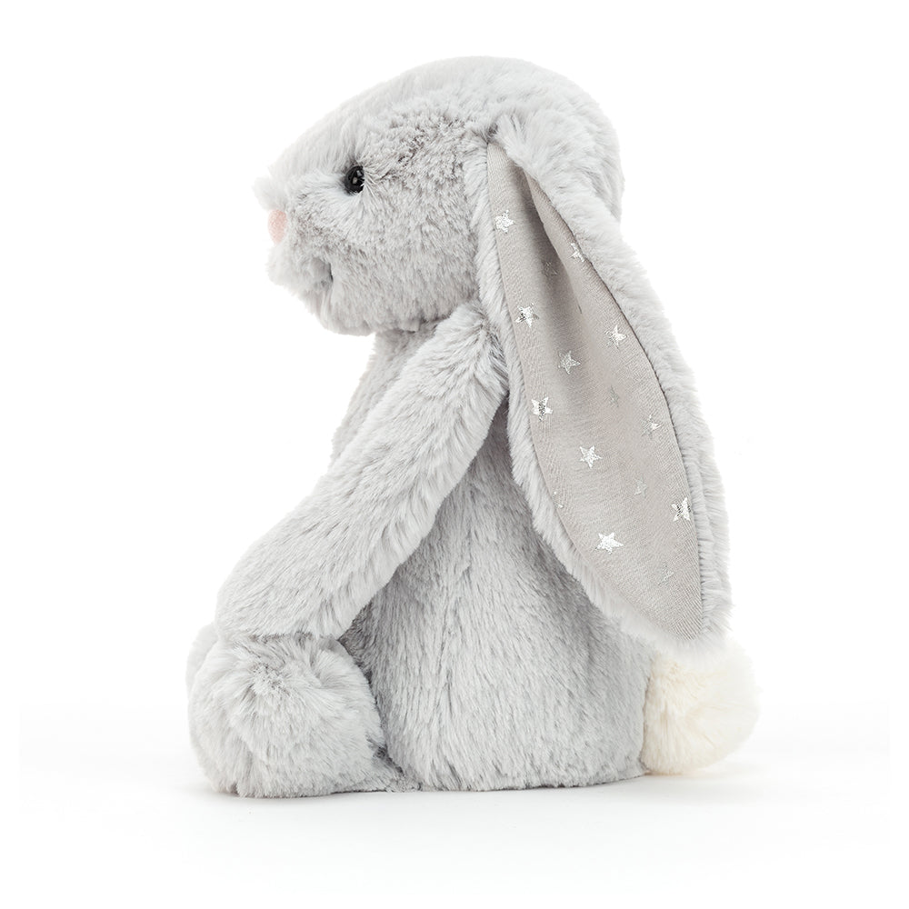 jellycat bashful shimmer bunny - medium