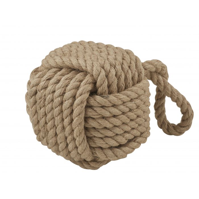 knot door stop natural