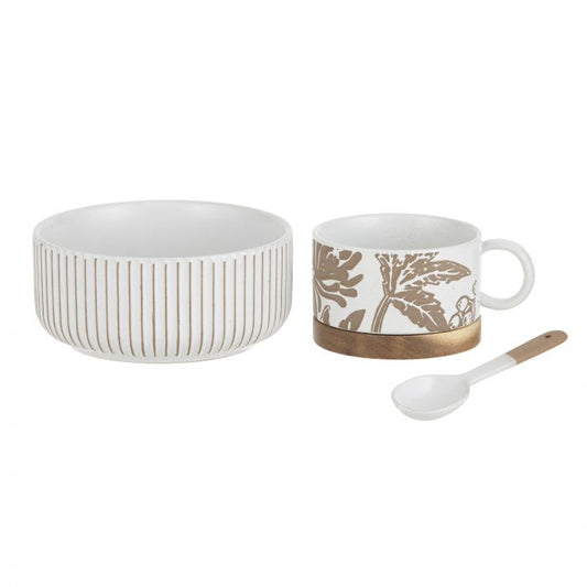 amalfi mylora breakfast set