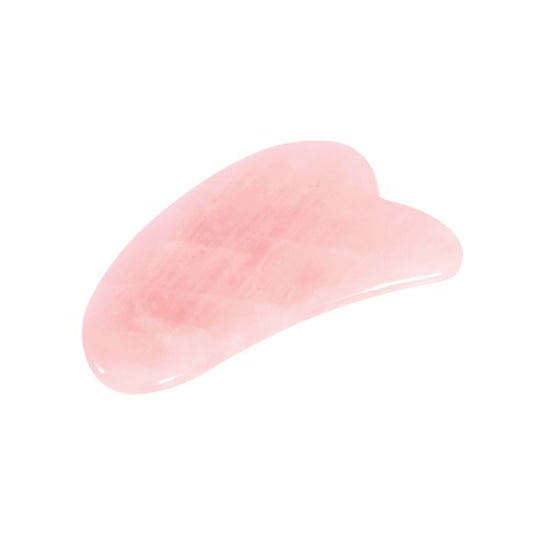 is gift crystal gua sha massage tool - pink