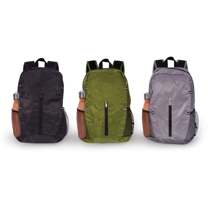 maverick port-a-pack explore foldable backpack - grey