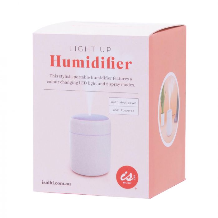 is gift colour changing light up humidifier white 7.8x7.8x11.9cm