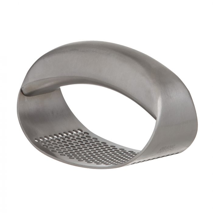 grand designs kitchen garlic crusher silver 11x5x7cm