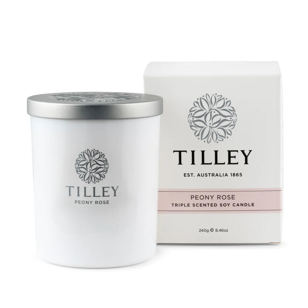 peony rose soy candle 240g / 45 hour