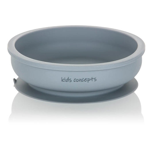 kids concepts silicone suction bowl - pebble