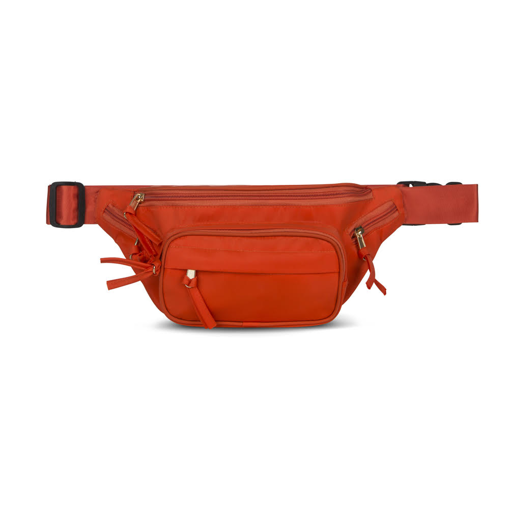 nylon bumbag - orange