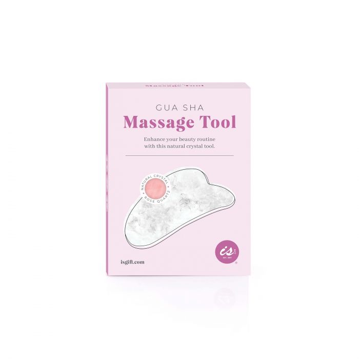 is gift crystal gua sha massage tool - pink